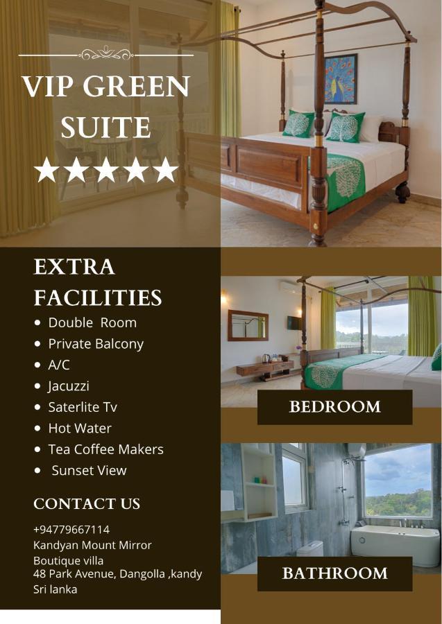 Kandyan Mount Mirror Boutique Villa Exterior photo